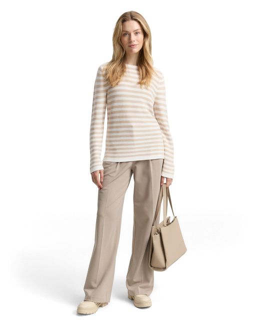 Tom Tailor White Pullover