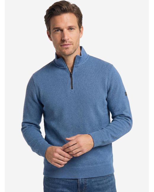 Redmond Pullover Basic in Blue für Herren