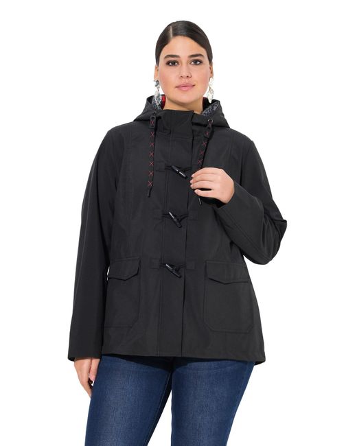 Ulla Popken Black Funktionsjacke
