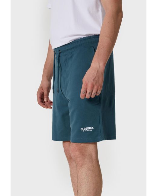 Oldskull Sweatshorts Basic Osk in Blue für Herren