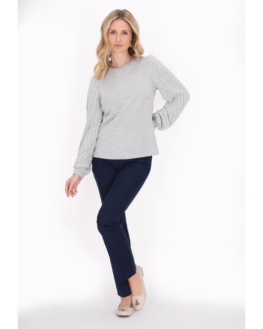Usha White Pullover