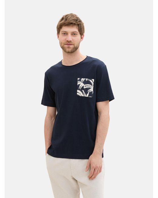 Tom Tailor T-shirt in Blue für Herren