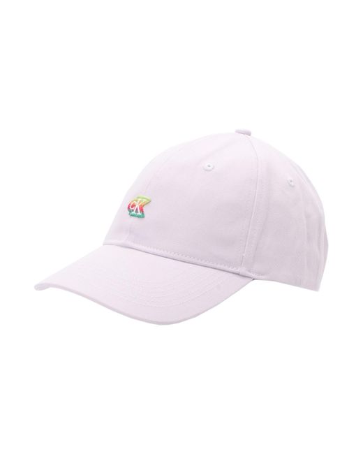 Calvin Klein Pink Cap Iridescent Pride Patch Baseball