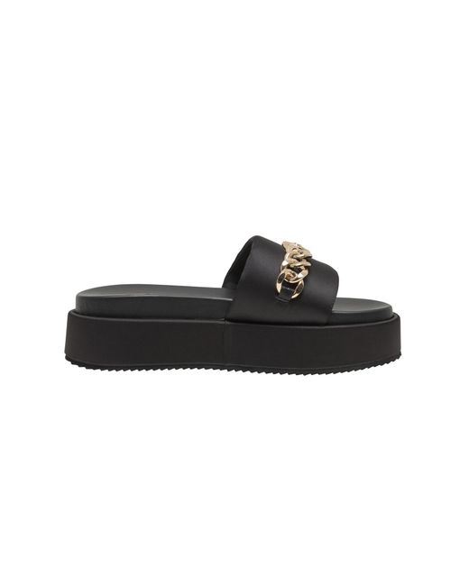 Buffalo Black Pantolette Noa