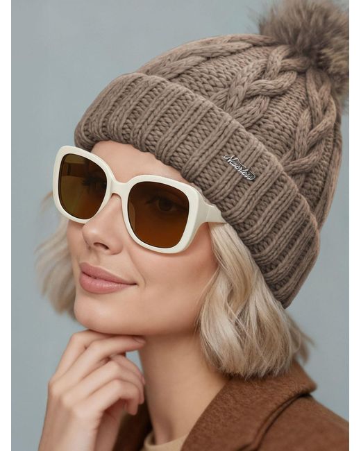 Neverless Brown Mütze Jule