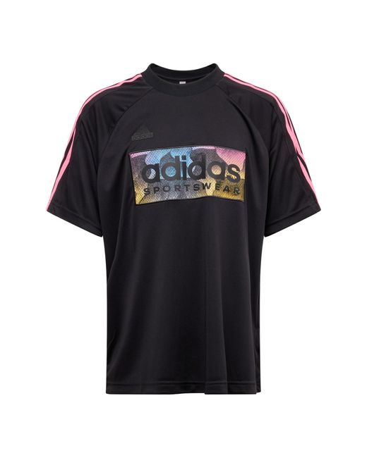 Adidas Sportshirt 'tiro' in Black für Herren