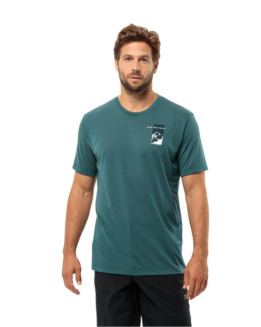 Jack Wolfskin Sportshirt 'vonnan' in Green für Herren