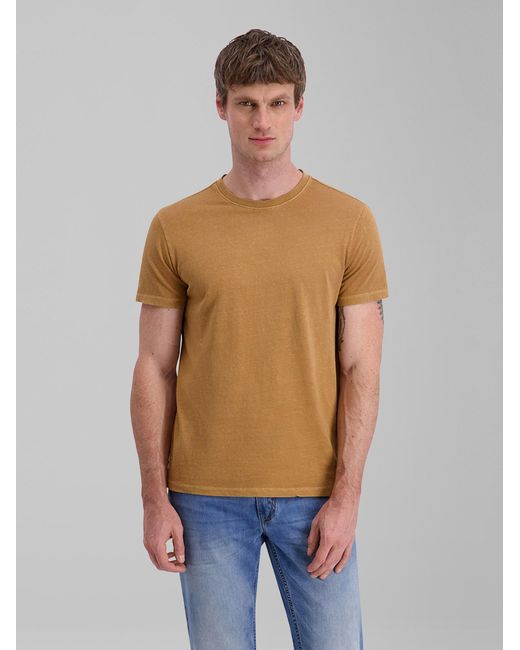 Timezone T-Shirt Basic in Brown für Herren