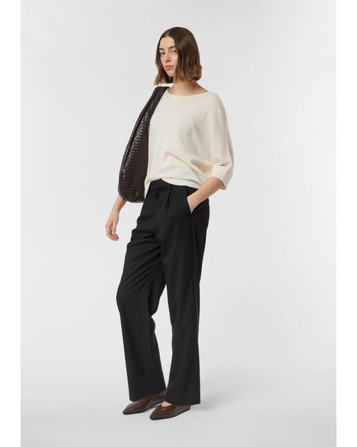 Comma, White Strickpullover