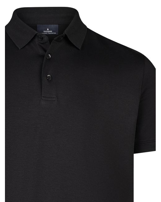 RAGMAN Shirt Basic in Black für Herren