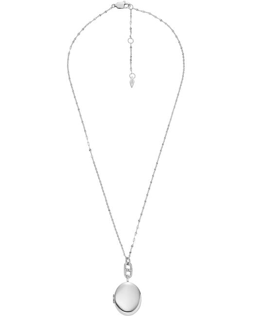 Fossil White Kette