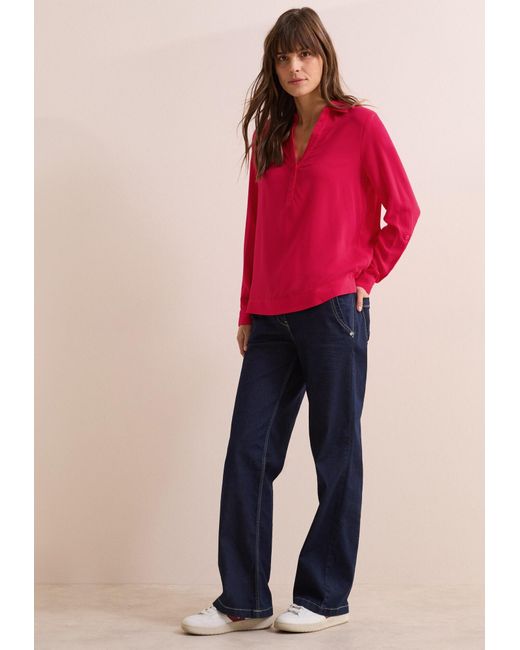 Cecil Red Bluse