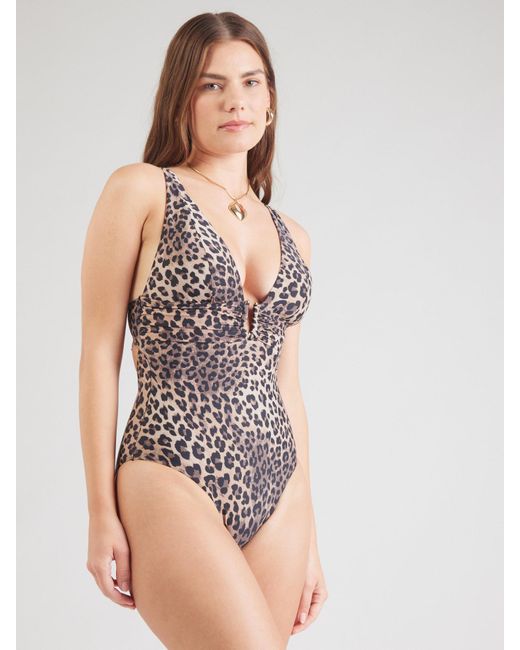 Hunkemöller White Badeanzug Luxe Animalia