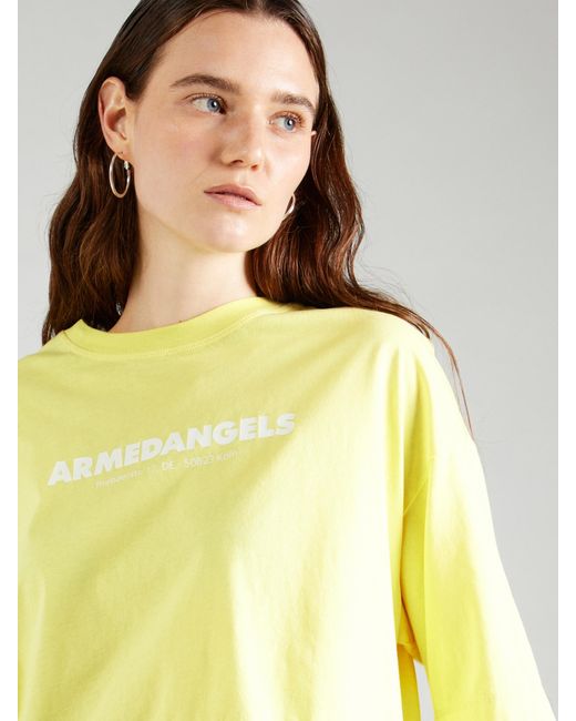 ARMEDANGELS Yellow T-shirt 'laria' (gots)