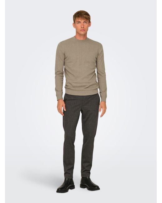 Only & Sons Pullover Onsloui in Gray für Herren
