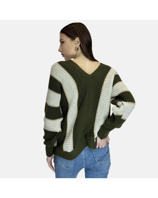 Elara Green Pullover