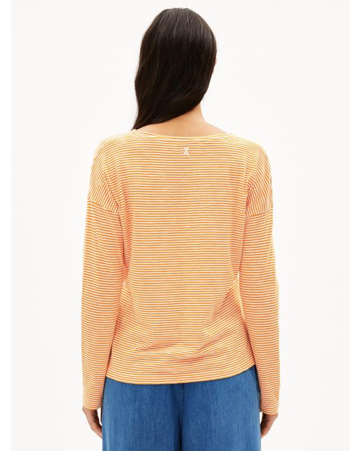 ARMEDANGELS Natural Longsleeve 'Xianaa Lovely Stripes' (Gots)