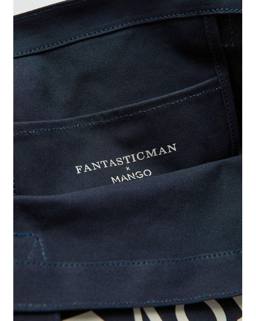 Mango Tasche in Blue für Herren
