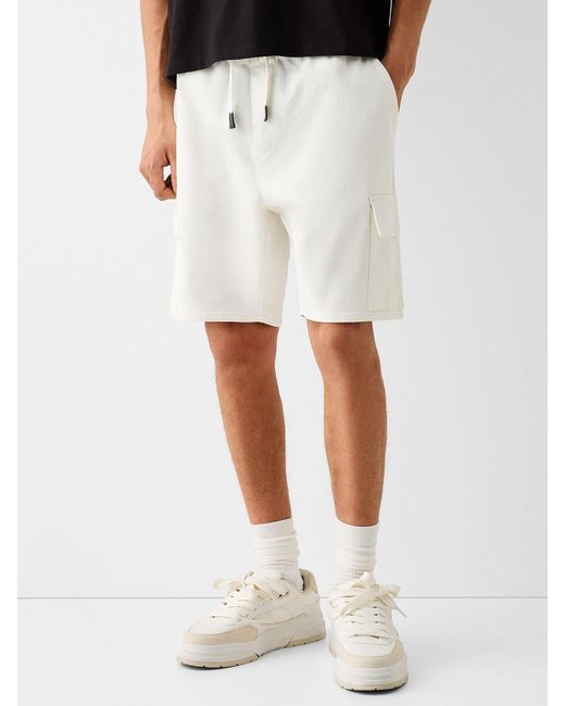 Bershka Shorts in White für Herren