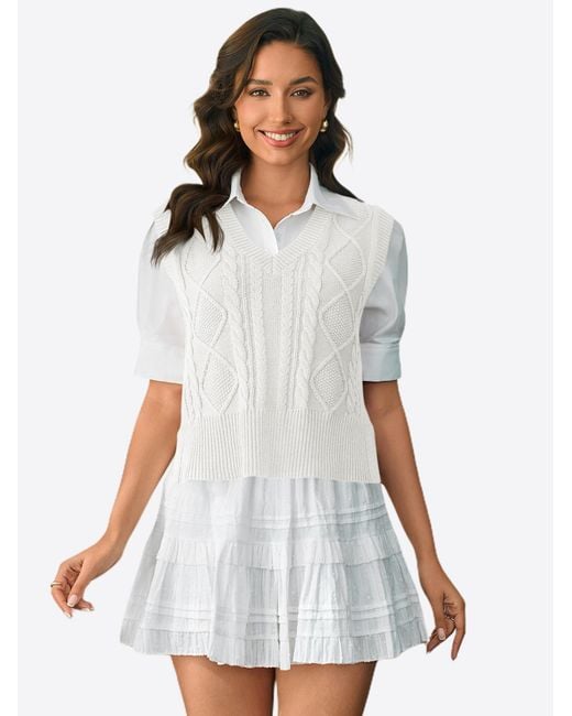 Imily Bela White Pullunder