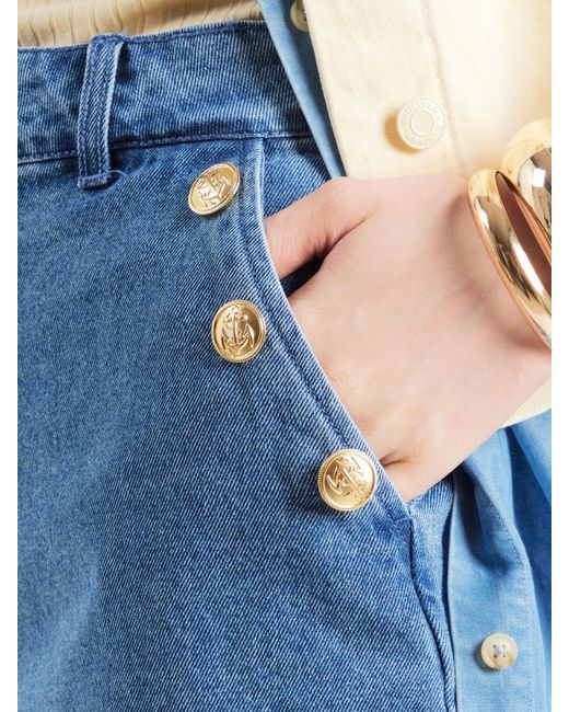 Vero Moda Blue Shorts 'Vmmargot'