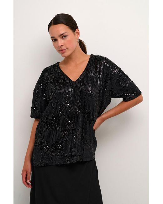 Kaffe Black Bluse