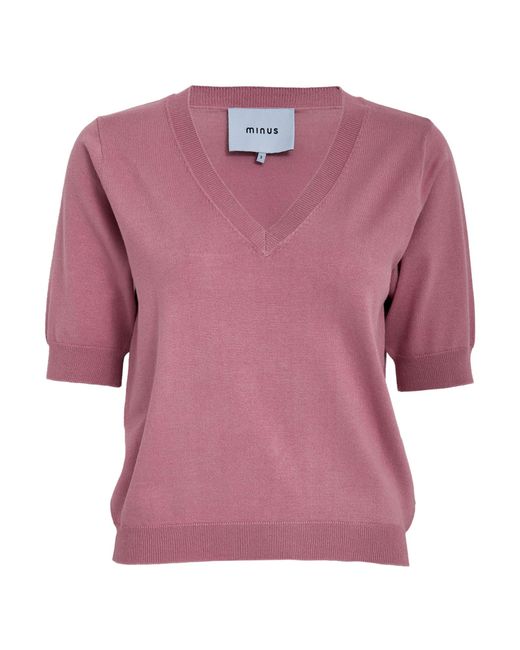 Minus Pink Pullover Milla