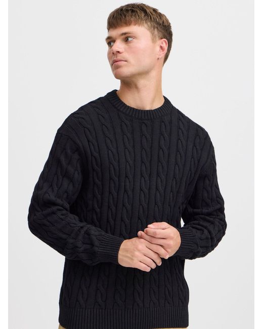 Solid Pullover Malcolm in Black für Herren