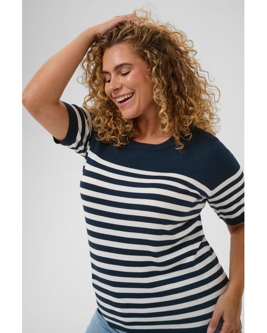 Kaffe Blue Pullover Lizzy