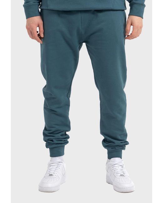 Oldskull Jogginghose Plain Basic in Blue für Herren