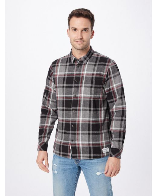 Solid Hemd Craig in Gray für Herren