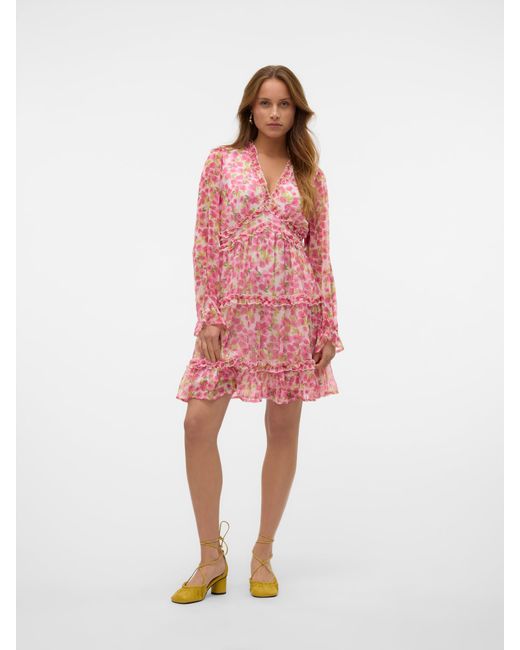Vero Moda Pink Kleid 'Vmsmilla'
