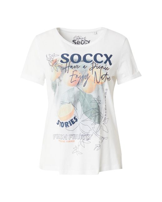 SOCCX White T-shirt