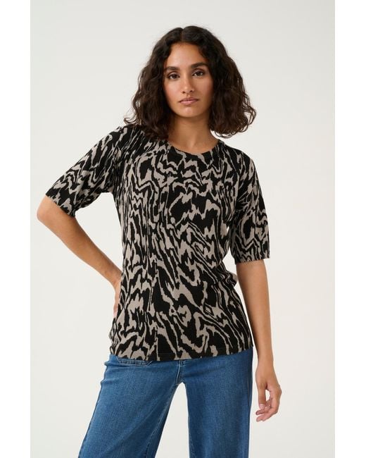 Kaffe Black Pullover Ka Liz