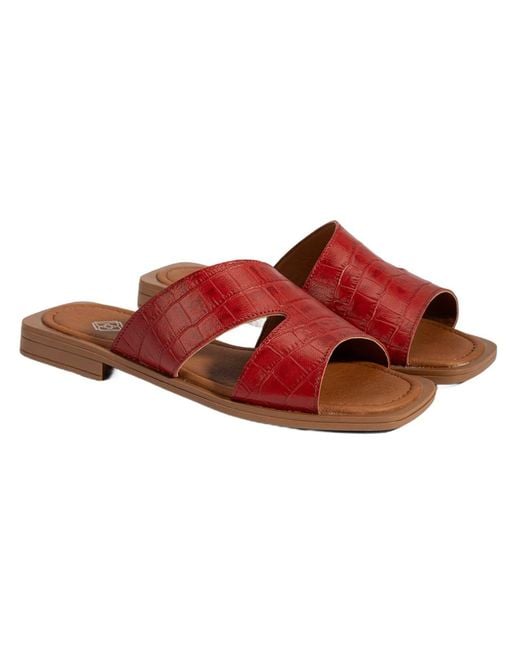 Desa Red Pantolette Folien