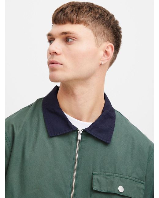 Solid Übergangsjacke in Green für Herren