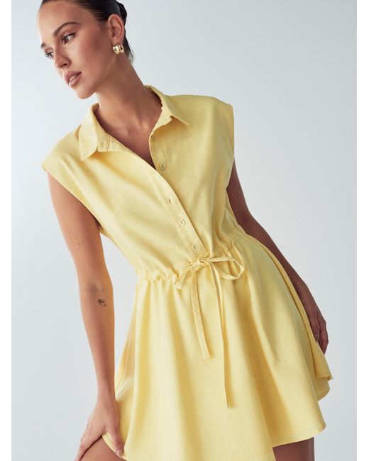 Willa Yellow Kleid Petal