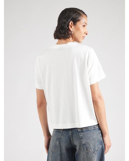 Vero Moda White Kurzarmshirt VMBETA METTE SS TOP BOX JRS GA