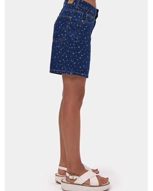 its basic Blue Its Basic Jeans Polka Mini Denim Short