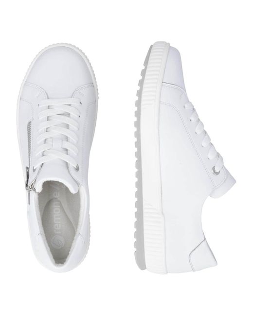 Remonte White Sneaker Low Basic