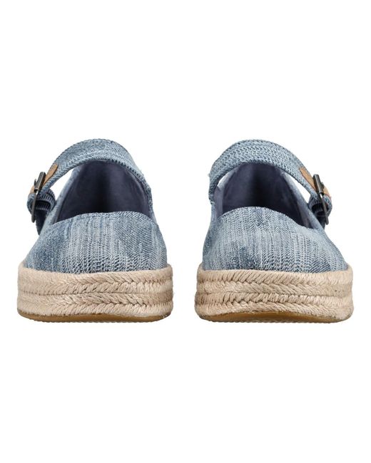 TOMS Blue Espadrilles