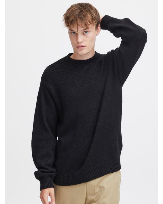 Solid Pullover Hamdani in Black für Herren
