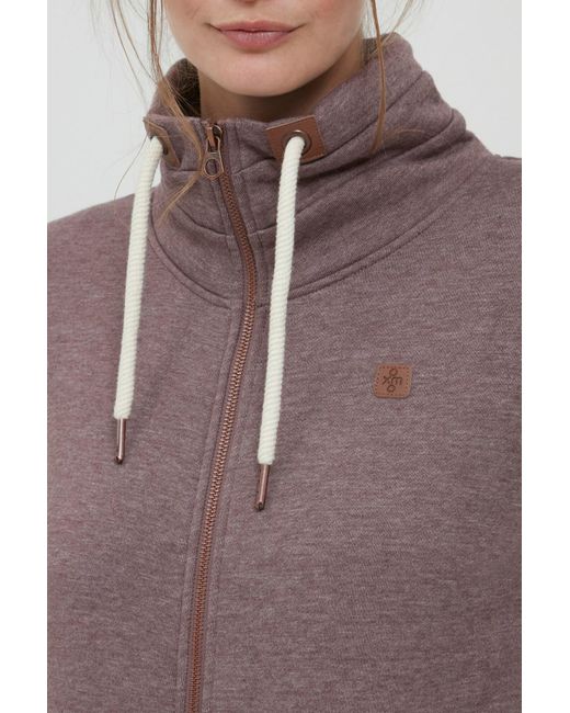Oxmo Purple Sweatjacke 'Vicky'