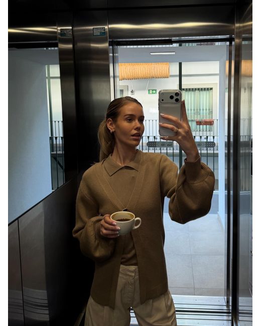 millane Natural Strickjacke