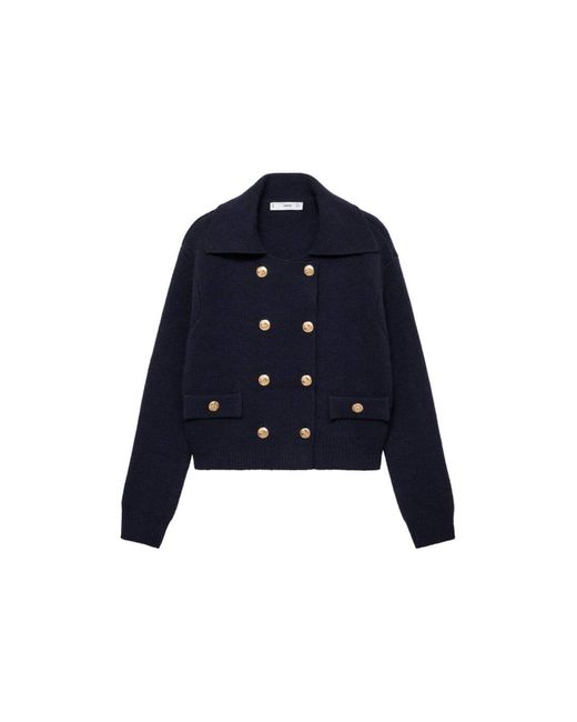 Mango Blue Strickjacke 'Capitan'