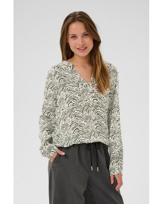 Kaffe Gray Bluse Kaditte