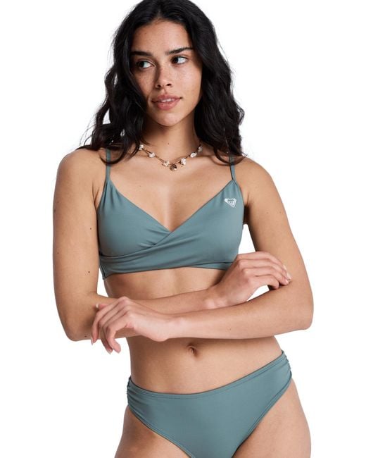 Roxy Blue Bikinitop Solid Essentials