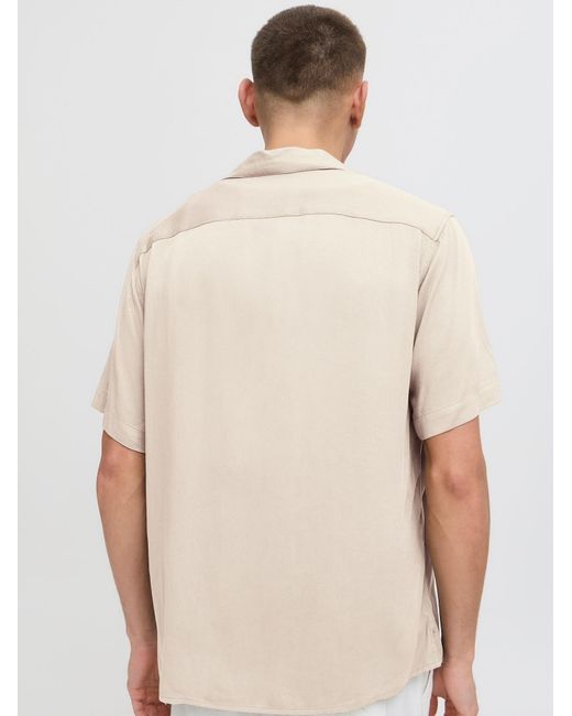 Solid Kurzarmhemd Sdpablo in Natural für Herren