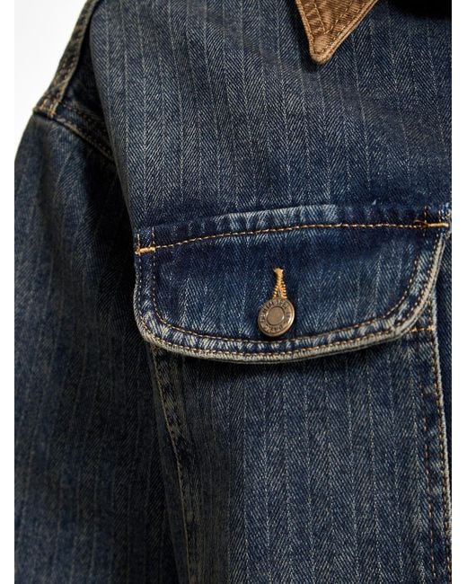 its basic Blue Its Basic Übergangsjacke Oversized Denim Jacket