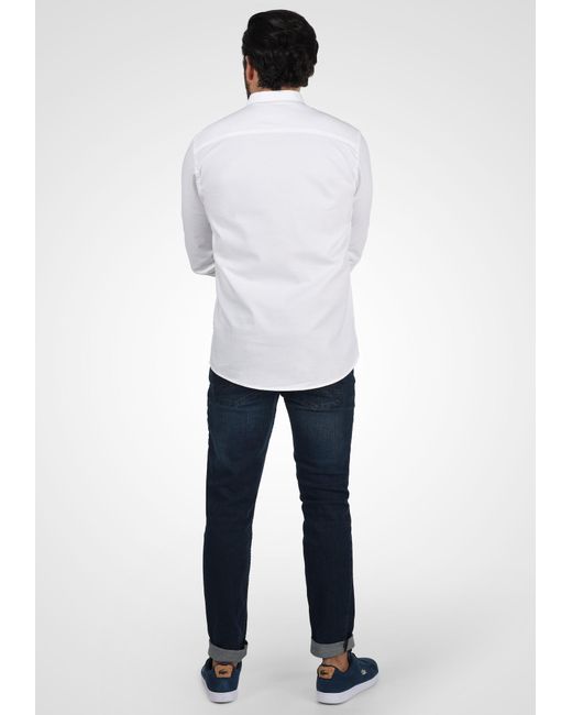 Solid Hemd in White für Herren